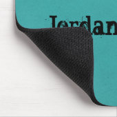 Eerie Bats Halloween Mousepad, Aqua Mousepad (Ecke)