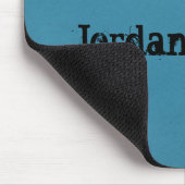 Eerie Bats Halloween Mousepad, blau Mousepad (Ecke)