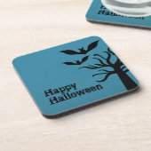 Eerie Bats Halloween Untersetzer Set, blau (Linke Seite)