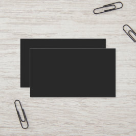 Eerie Black Business Card Visitenkarte