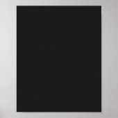 Eerie Black CUSTOMIZABLE Poster (Vorne)