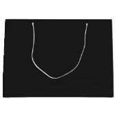 Eerie Black Large Geschenktasche Große Geschenktüte (Vorderseite)