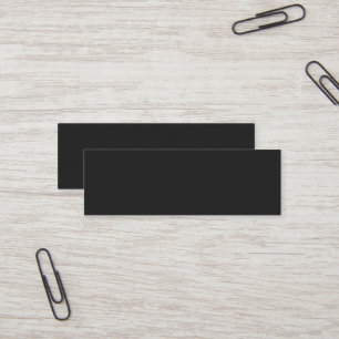 Eerie Black Mini Business Card Visitenkarte