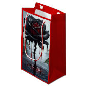 Eerie Black Rose Kleine Geschenktüte (Vorderseite Schrägansicht)