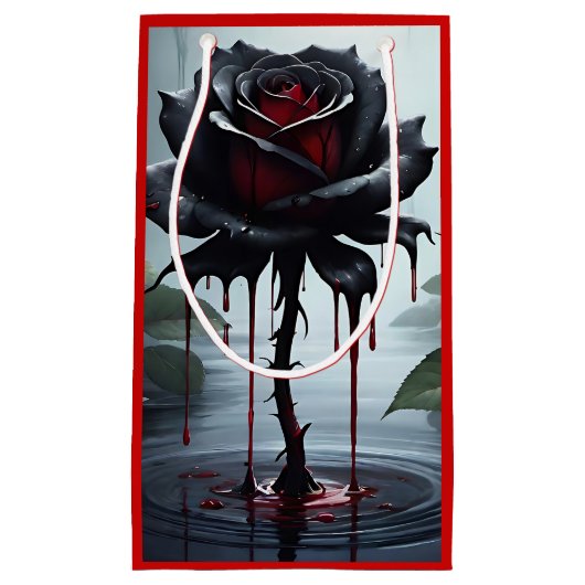 Eerie Black Rose Kleine Geschenktüte (Vorderseite)