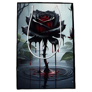 Eerie Black Rose Mittlere Geschenktüte