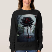 Eerie Black Rose Sweatshirt (Vorderseite)