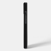 Eerie Black Solid Color Case-Mate iPhone Hülle (Rückseite / Links)