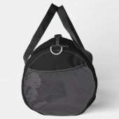 Eerie Black Solid Color Duffle Bag (Rechts)