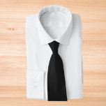 Eerie Black Solid Color Krawatte<br><div class="desc">Eerie Black Solid Color</div>
