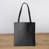 Eerie Black Solid Color Tasche