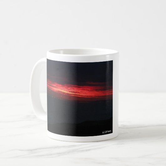 Eerie But Beautiful Sunset Kaffeetasse (Vorderseite Links)