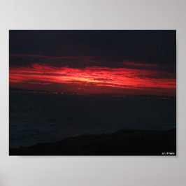 Eerie But Beautiful Sunset Poster