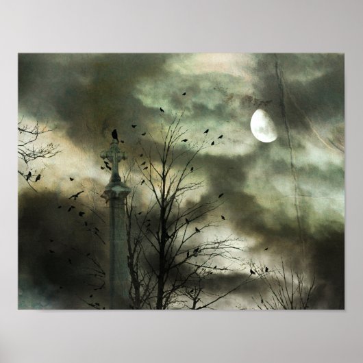 Eerie Crow Moon Poster (Vorne)