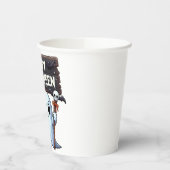 Eerie Echoes: Ein Halloween-Male | Pappbecher (Links)