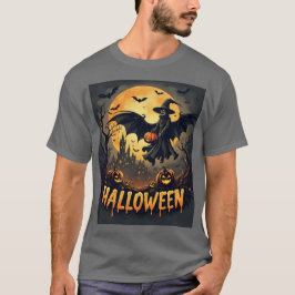 Eerie Elegance: Halloween Mystique T-Shirt