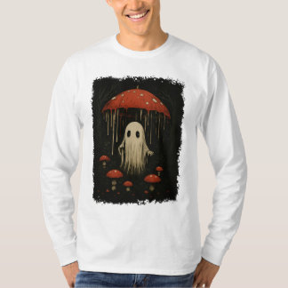 Eerie Forest Ghost unter Tropfstein Pilz T-Shirt