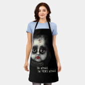 Eerie Gothic Doll mit Blood Halloween Schürze (Getragen)