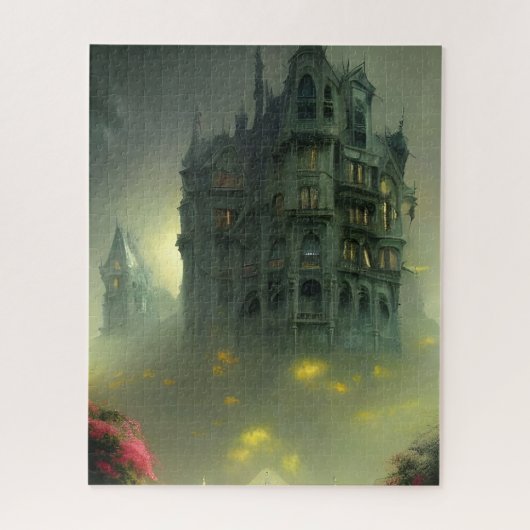 Eerie Gothic Mansion Puzzle (Vertikal)