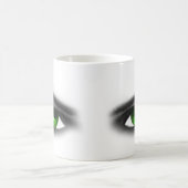 Eerie Green Eyes Kaffeetasse (Mittel)