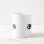 Eerie Green Eyes Kaffeetasse (Mittel)