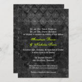 Eerie Halloween Hochzeitseinladung Einladung (Vorne/Hinten)