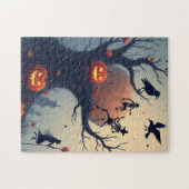 Eerie Halloween Tree Puzzle (Horizontal)