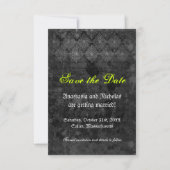 Eerie Halloween Wedding Save the Date Card (Vorderseite)