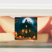 Eerie Illuminations: Bezaubernd Jack-o'-Lantern Etiketten (Befestigt)