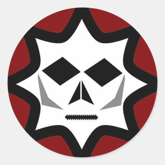 Eerie-Logo Runder Aufkleber (Vorderseite)