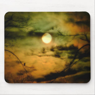 Eerie Lunar Night Mousepad