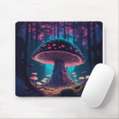 Eerie Magical Giant Toadstol im Wald Mousepad (Mit Mouse)