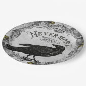 Eerie Raven Halloween-Party Horror Pappteller (Schrägansicht)