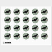 Eerie Raven Sticker Siegel (Blatt)