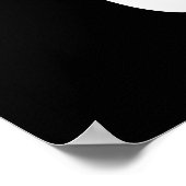 Eerie-resistent Funny Ghost Pun Dark BG Poster (Ecke)