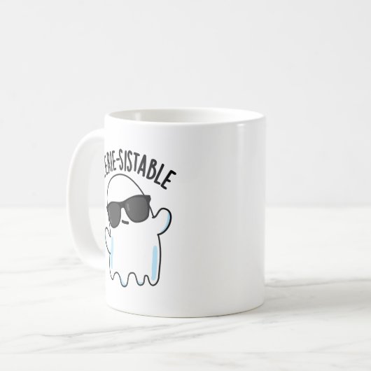Eerie-resistenter Funny Ghost Pun Kaffeetasse
