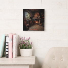 Eerie Seclusion Quadratische Wanduhr