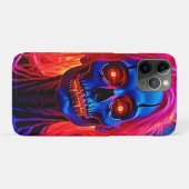 Eerie Skeleton mit rosa Haarentwerfen Case-Mate iPhone Hülle (Rückseite (Horizontal))