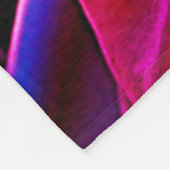 Eerie Skeleton mit rosa Haarentwerfen Fleecedecke (Ecke)