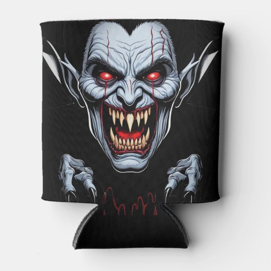 Eerie Vampire Face Cooler Dosenkühler (Vorderseite)
