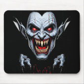Eerie Vampire Face Mousepad (Vorne)