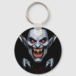 Eerie Vampire Face Schlüsselanhänger