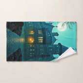 Eerie Viktorianisch Mansion Moonlight Badhandtuch Set (Handtuch)
