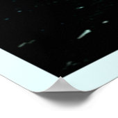 Eerie Viktorianisch Mansion Moonlight Poster (Ecke)