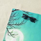 Eerie Viktorianisch Mansion Moonlight Strandtuch (Beispiel)