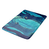 Eerie Woodland Eyes Badematte (Schrägansicht)