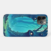 Eerie Woodland Eyes Case-Mate iPhone Hülle (Rückseite (Horizontal))