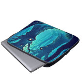 Eerie Woodland Eyes Laptopschutzhülle (Vorne Knopf)