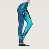 Eerie Woodland Eyes Leggings (Rechts)