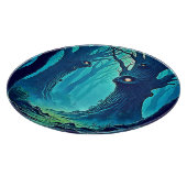 Eerie Woodland Eyes Schneidebrett (Ecke)